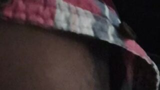 Grooming my gf break in car at Public place