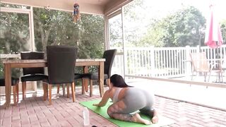 Son Gets Caught Watching Stepmom Stretch For Yoga Class