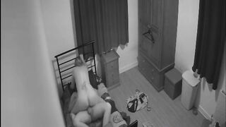 British stepmum fucks step son friend on her step son bed