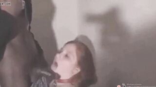 redhead step mom sucking young black cock