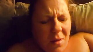 bbw super horny slut masturbation face and big tits
