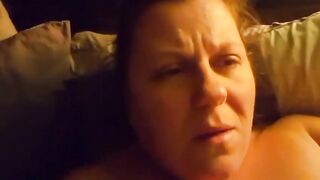 bbw super horny slut masturbation face and big tits