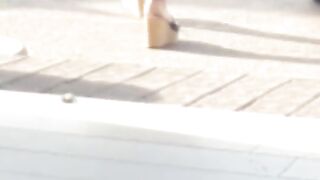 Signora porca piedi da sborra