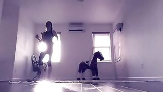 Evangeline Lilly teasing dance