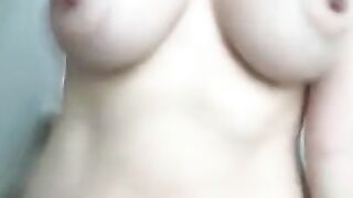 Big Boobs Big Areola MILF Walking Down Stairs
