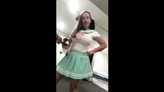 Cosplay Mommy Strapping
