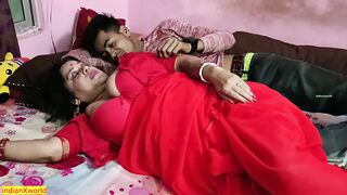 Indian Hot Stepmom Sex with stepson! Homemade viral sex