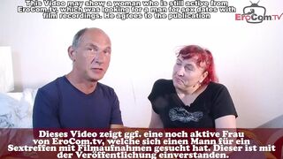 German redhead swinger wife sharing with other guy