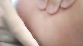 Anal fingering while fucking her pussy