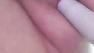 Milf plays with pussy and ass