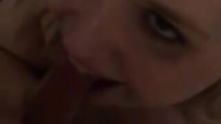 Chubby blonde slut