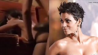 Halle Berry checks herself out fucking