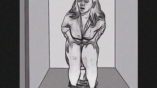 Mature mom pissing and farts. Drawings animation