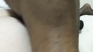 Foot long cock fucks wife