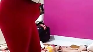 Desi step mom in bra