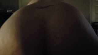 Petite latina with big booty riding boyfriend