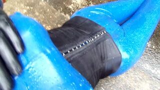 latex and water