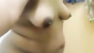 Indian wife self recorded her bath