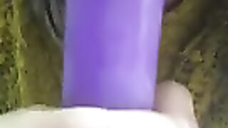 Sucking my new toy