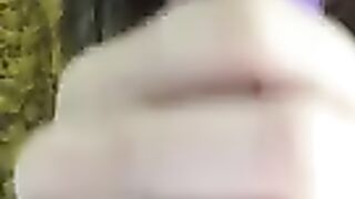 Sucking my new toy