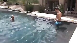 Meeting Step Mom In A Bikini By The Pool
