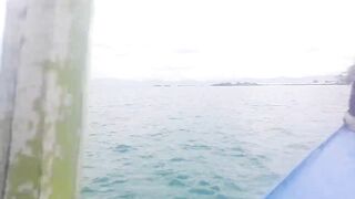 Filipino Nudist Couple .. Nude boat trip