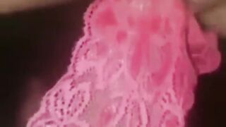 Panties in pussy sex