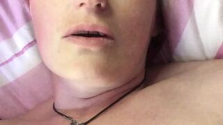 Come spoon this cuddly mature mom after her breakfast wank, grab her chubby little belly n make her pussy drip