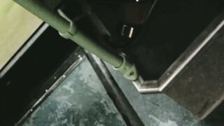 feet on bus