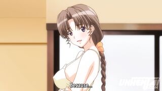 Stepmom Fucking All the Family on the Beach! Uncensored Hentai [Subtitled]