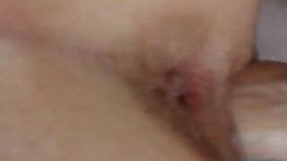 Amateur dog style with Young wife