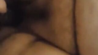 Wife takes a BBC dildo