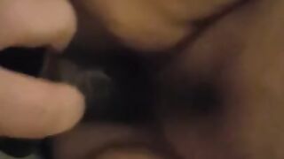 Wife takes a BBC dildo