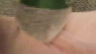 Masturbate with soda bottle