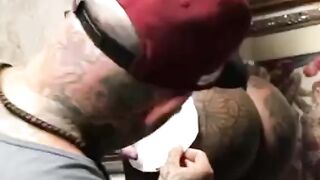 Big Ass Getting tatted