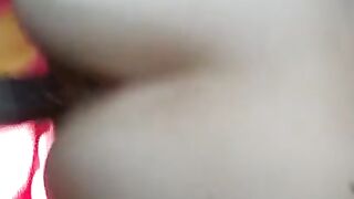 Loud blonde orgasm in minivan
