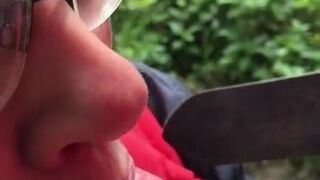 Happy cock sucker