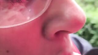 Happy cock sucker