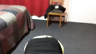 Sexy mature gives husband a blow job