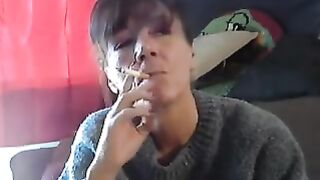 step mom smokes cork