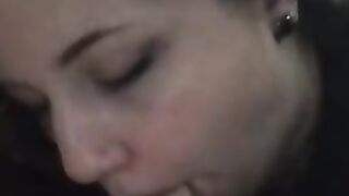 Amateur Wife Handjob with Cumshot