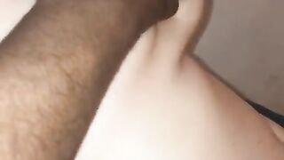 Playing with bulky boobs