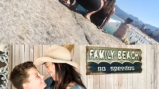 Step Mom in the beach