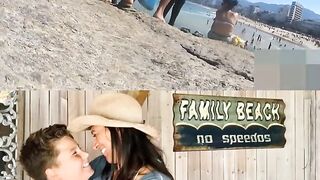 Step Mom in the beach
