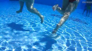 nice legs in the pool