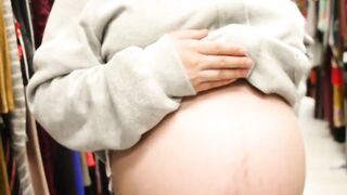 Asian pregnant woman