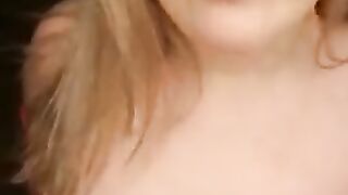 Pregnant slut showing tits