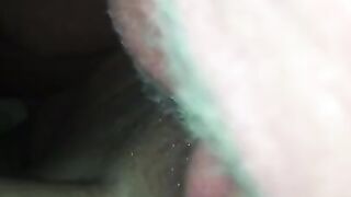 Wife squirting and cumming. Shy about being videoed