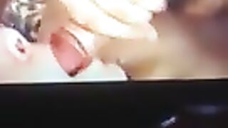 sprayed with sperm