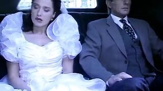 The Slutty Bride Fucks Fucks Her Stepfather in the Limousine That Is Accompanying Her to the Altar